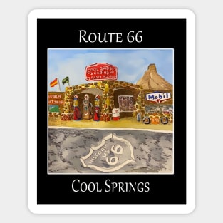 Route 66 - Cool Springs gas station in Arizona. Magnet